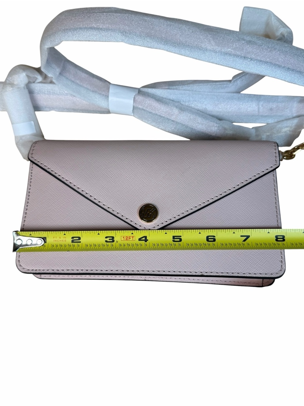 Michael Kors Jet Set Travel Envelope Purse in Powder Blush - Picture 6 of 8